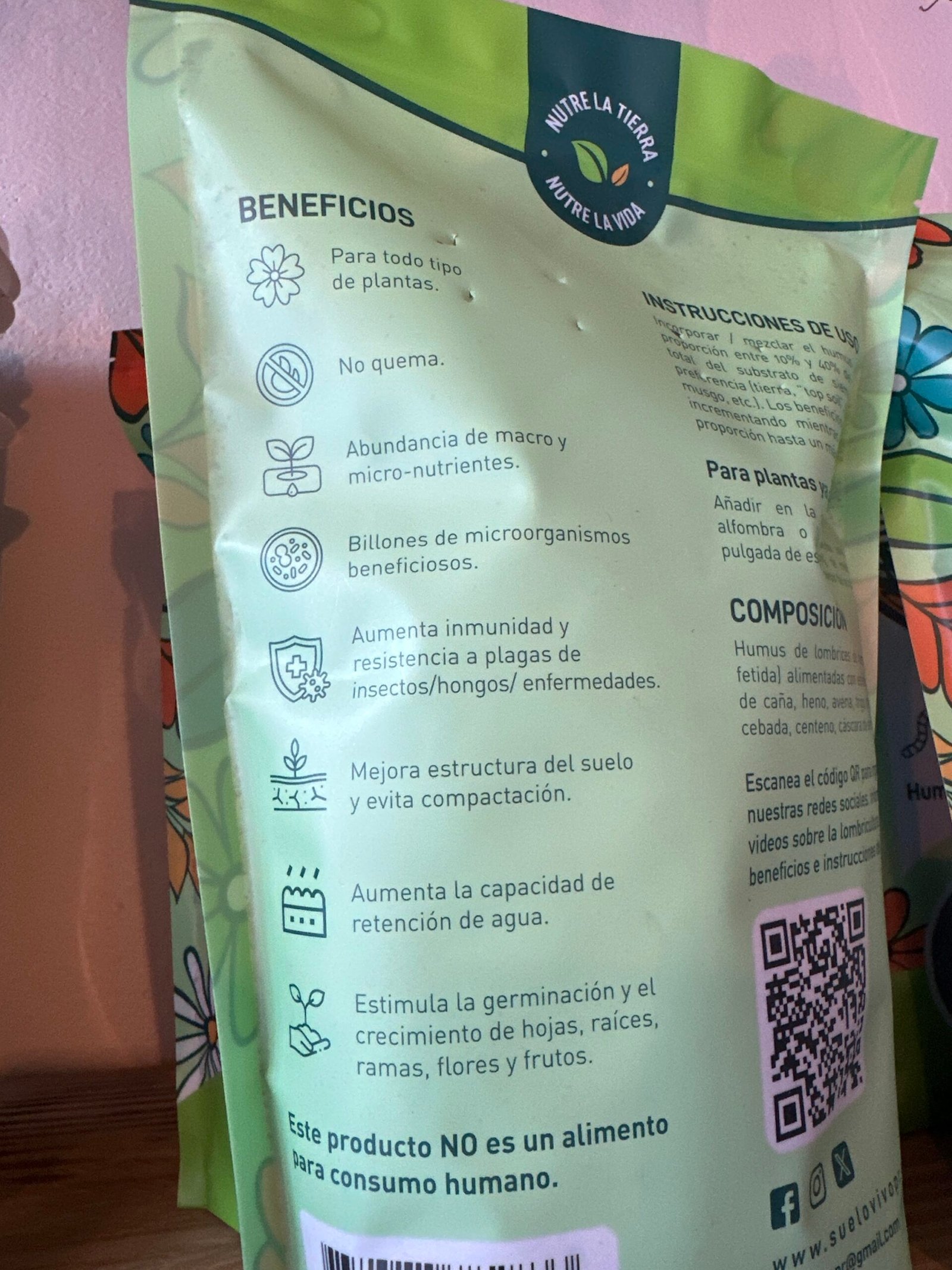 Suelo Vivo (½ galón) + Tote Bag Verde Monte - Imagen 2